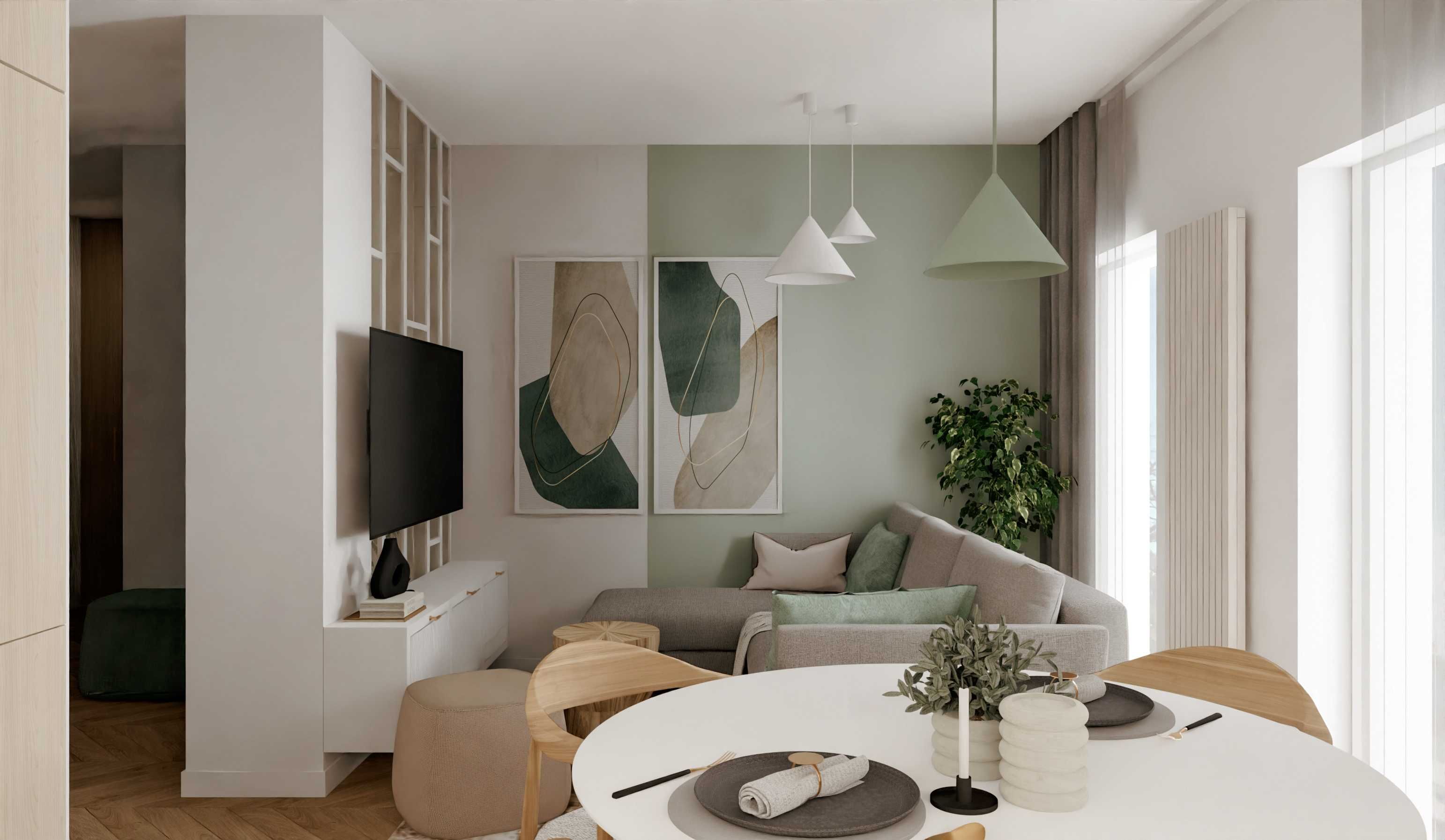 Przestronne i jasne 43 m2 mieszkanie w CENTRUM ! Gotowe do odbioru !!