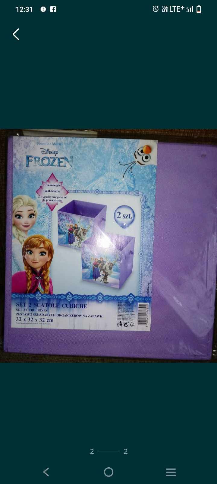 2 pufy elsa nowe