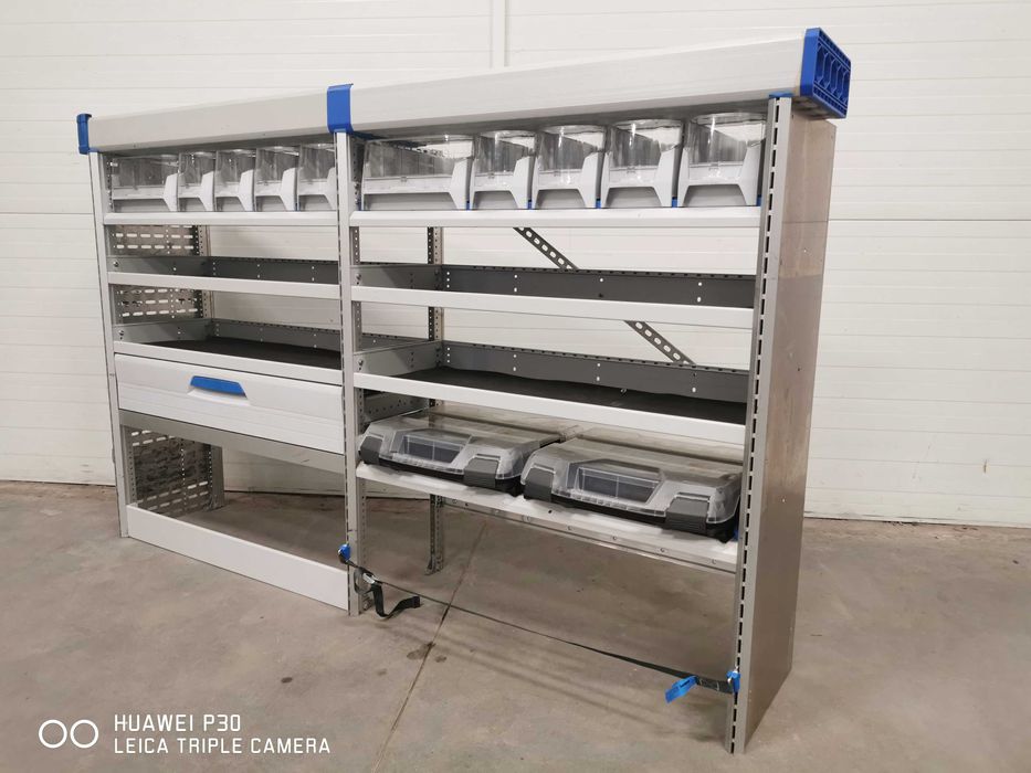 Półki regał do busa zabudowa auta Sortimo Trafic Custom VW Proace