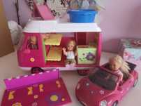 Kamper barbie różowy auto bus dla Barbie samochód dla Barbie
