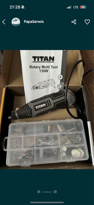 Mini szlifierka urządzenie wielofunkcyjne Titan
