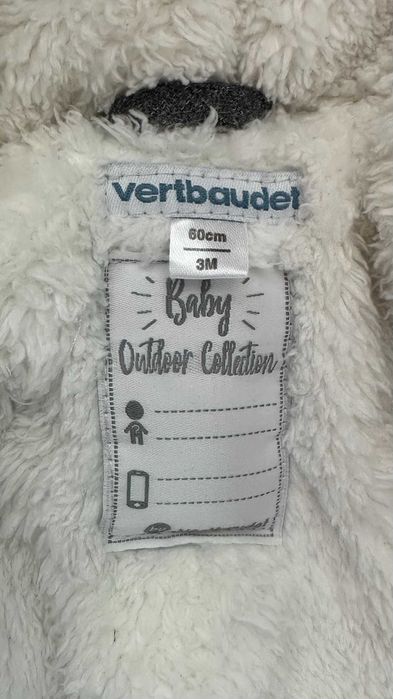 Zimowy kombinezon niemowlęcy, Vertbaudet, rozmiar 60