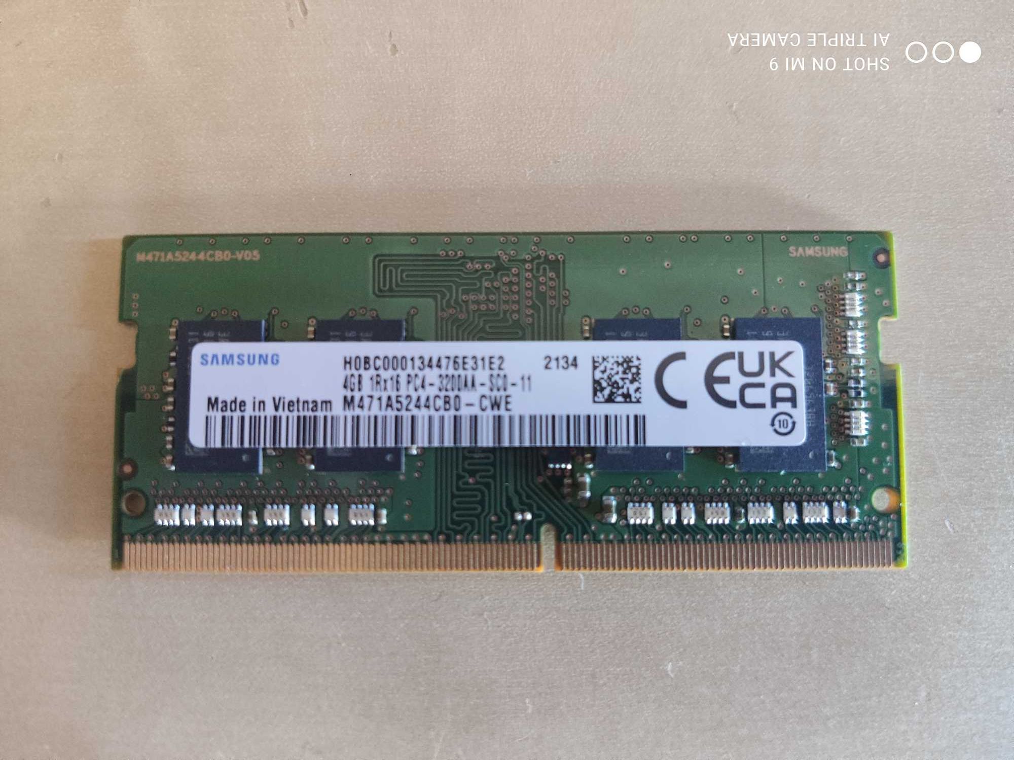 Memoria portatil Samsung DDR4 2x4GB 3200MHz