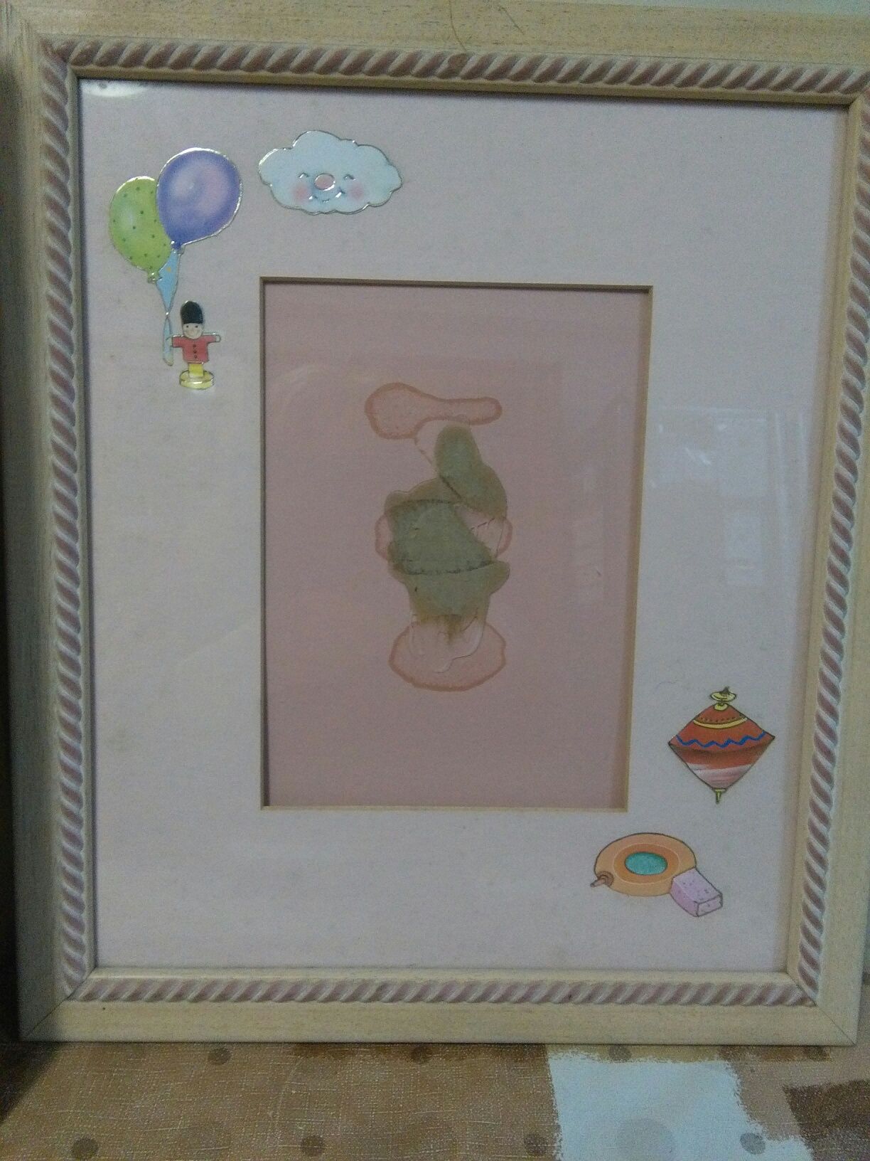 Moldura/quadro para quarto de menina