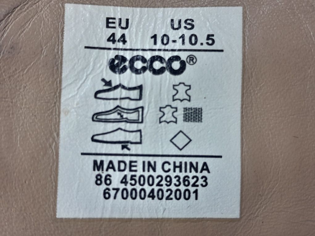 Мокасини,туфлі оригінал Ecco 44 розмір.