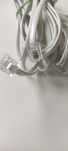 Kabel telefoniczny RJ11 5m, cztero żyłowy, biały