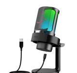 Новий Мікрофон Fifine A8 з RGB підсвіткою Студійний, конденсаторний