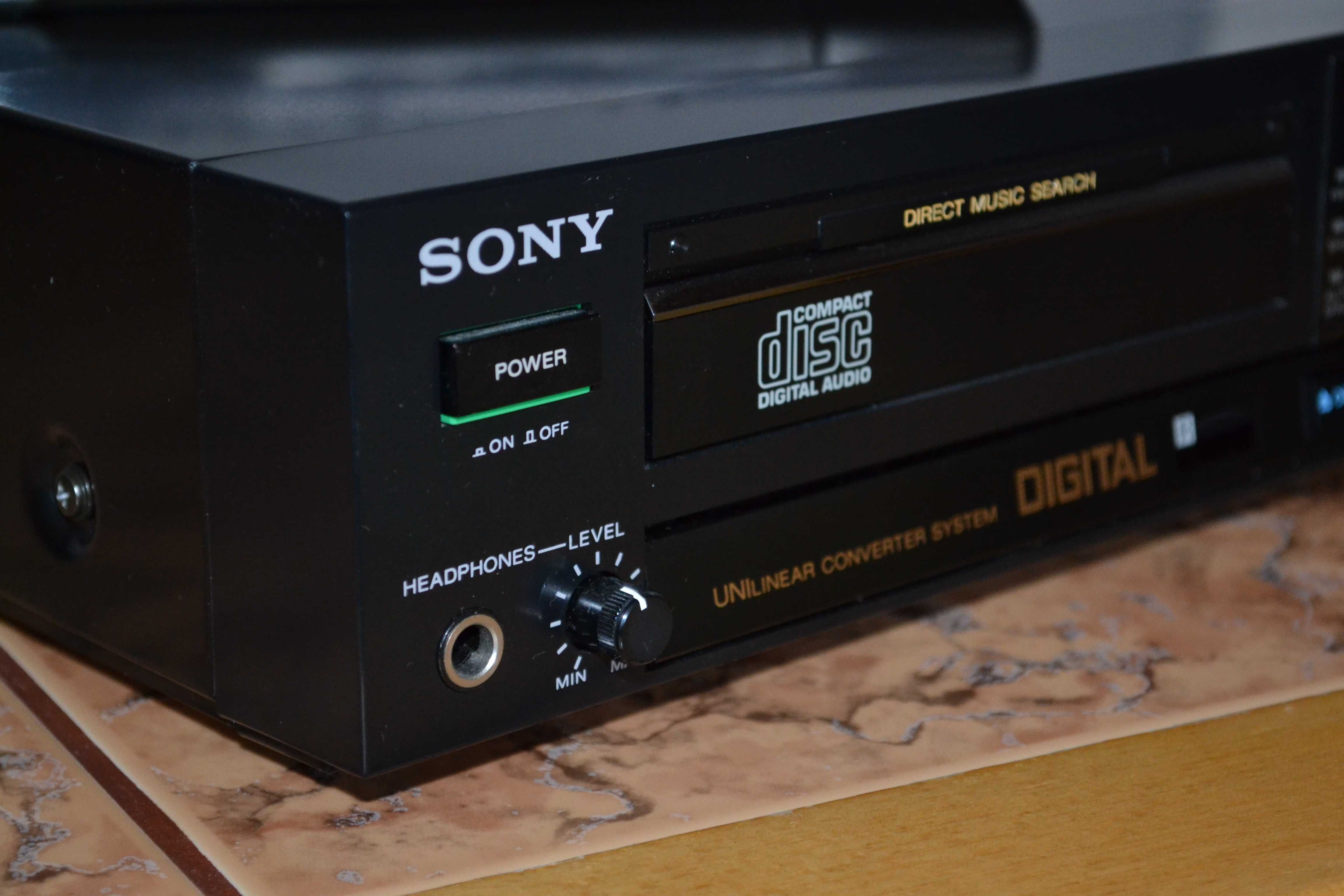Odtwarzacz Cd SONY cdp 203 ES oryginalny pilot jak nowy