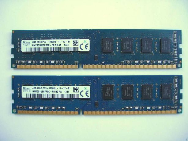 Оперативка - Hynix DDR3 8Gb 2x4 1600Mhz
