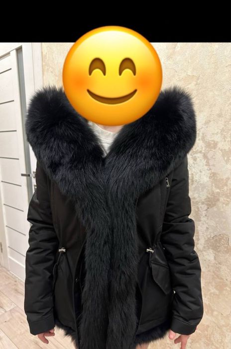 Зимняя парка с натуральным мехом