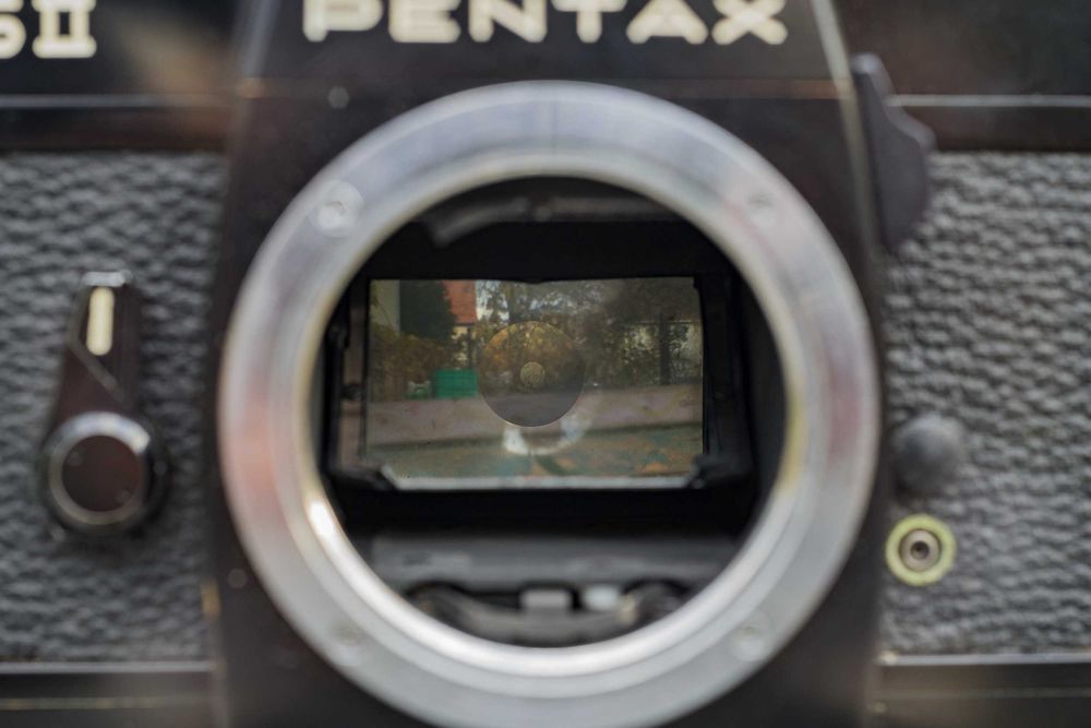 Pentax ESII Electro Spotmatic m42 aparat analogowy lustrzanka futerał