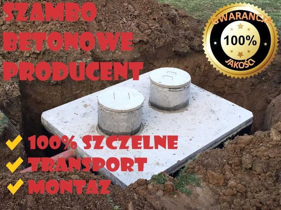 szamba betonowe, zbiornik na szambo/ deszczówkę, poj. 4-12m3