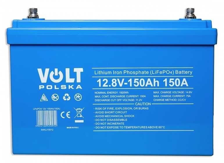 Акумуляторна батарея LiFePO4 12V 100Ah 150Ah 6AKLB10012 6AKLB15012