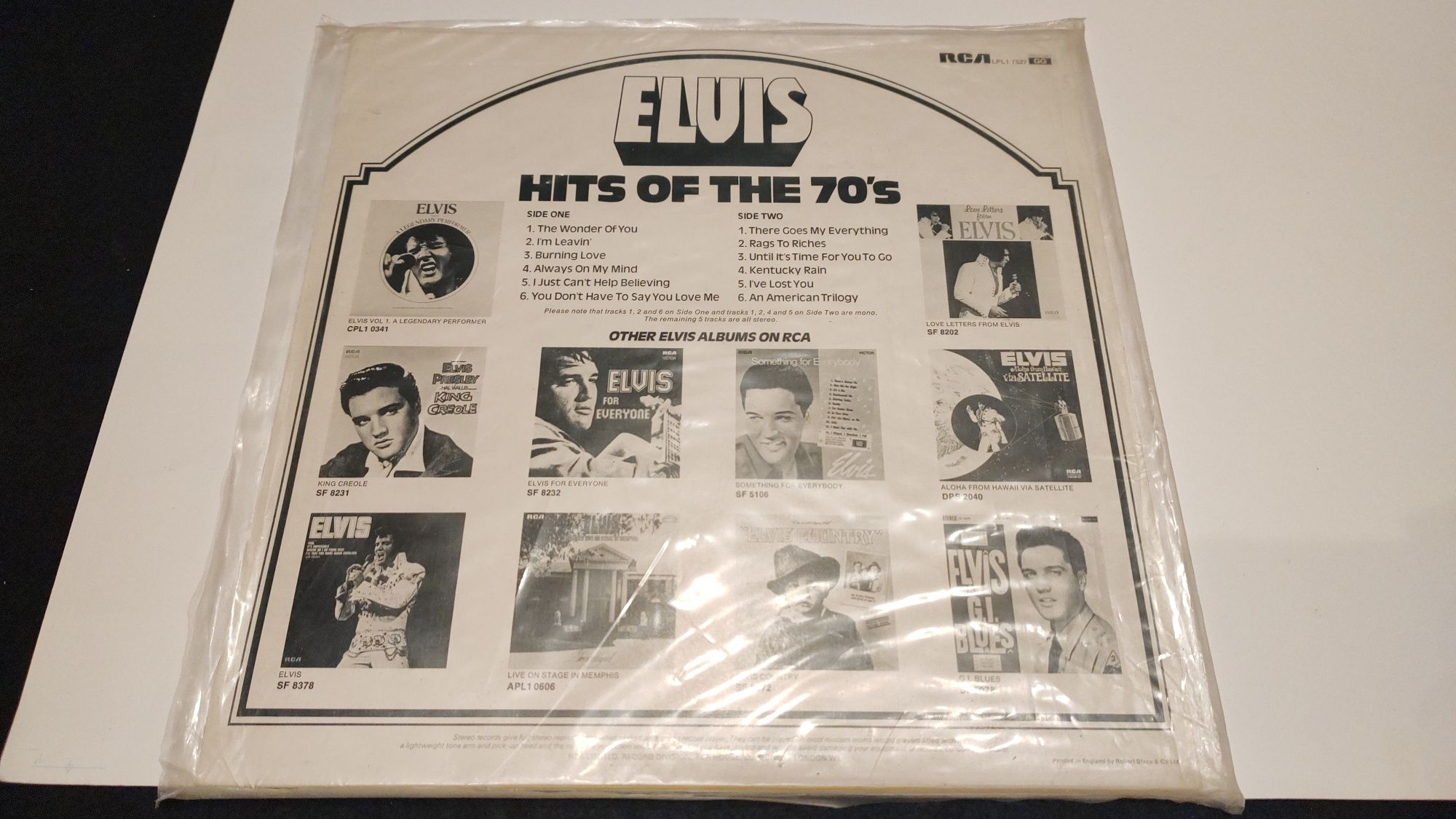 Plyta winylowa winyl Elvis Presley Hits of the 70's