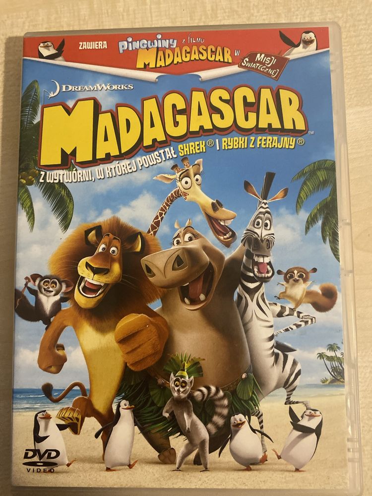 Płyta z filmem Madagaskar