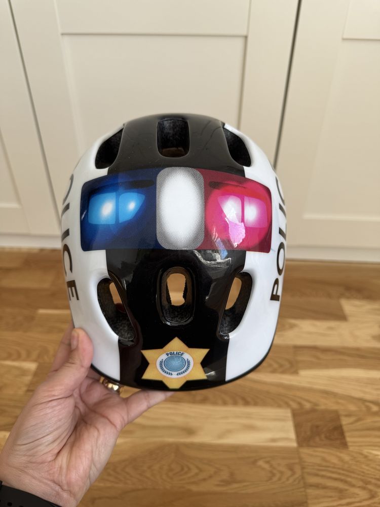 Kask rowerowy dziecięcy Martes r. XS policja