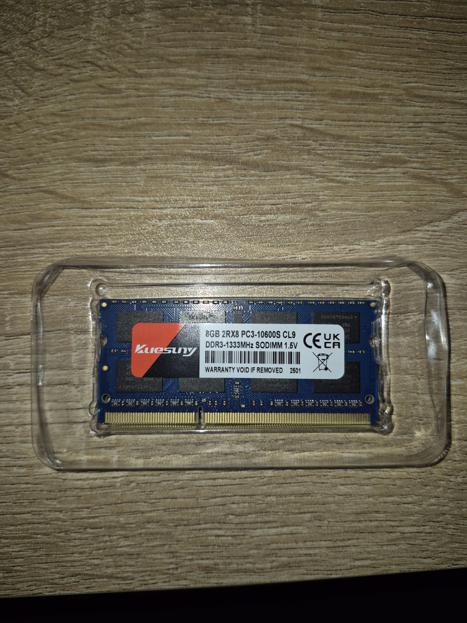 Kuesuny 8GB×2, DDR3, 1333MHz, PC3-10600