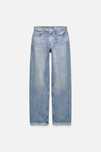Джинси прямого крою із середньою посадкою ZARA — ZW COLLECTION
