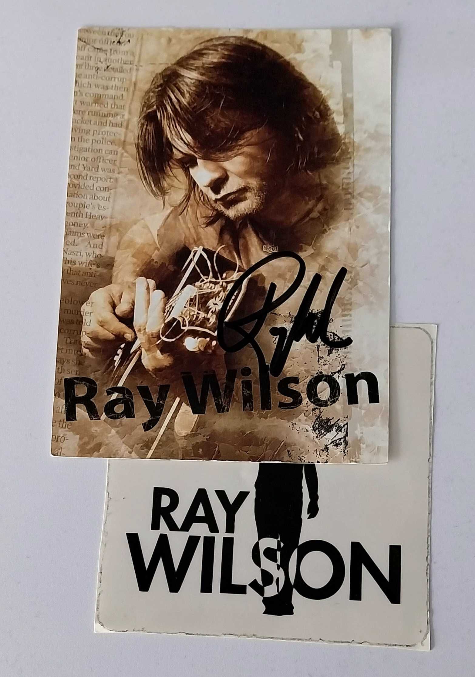 Ray Wilson Foto z autografem i Naklejka Genesis Stillskin