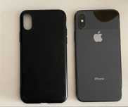 Iphone X usado, mas em bom estado.