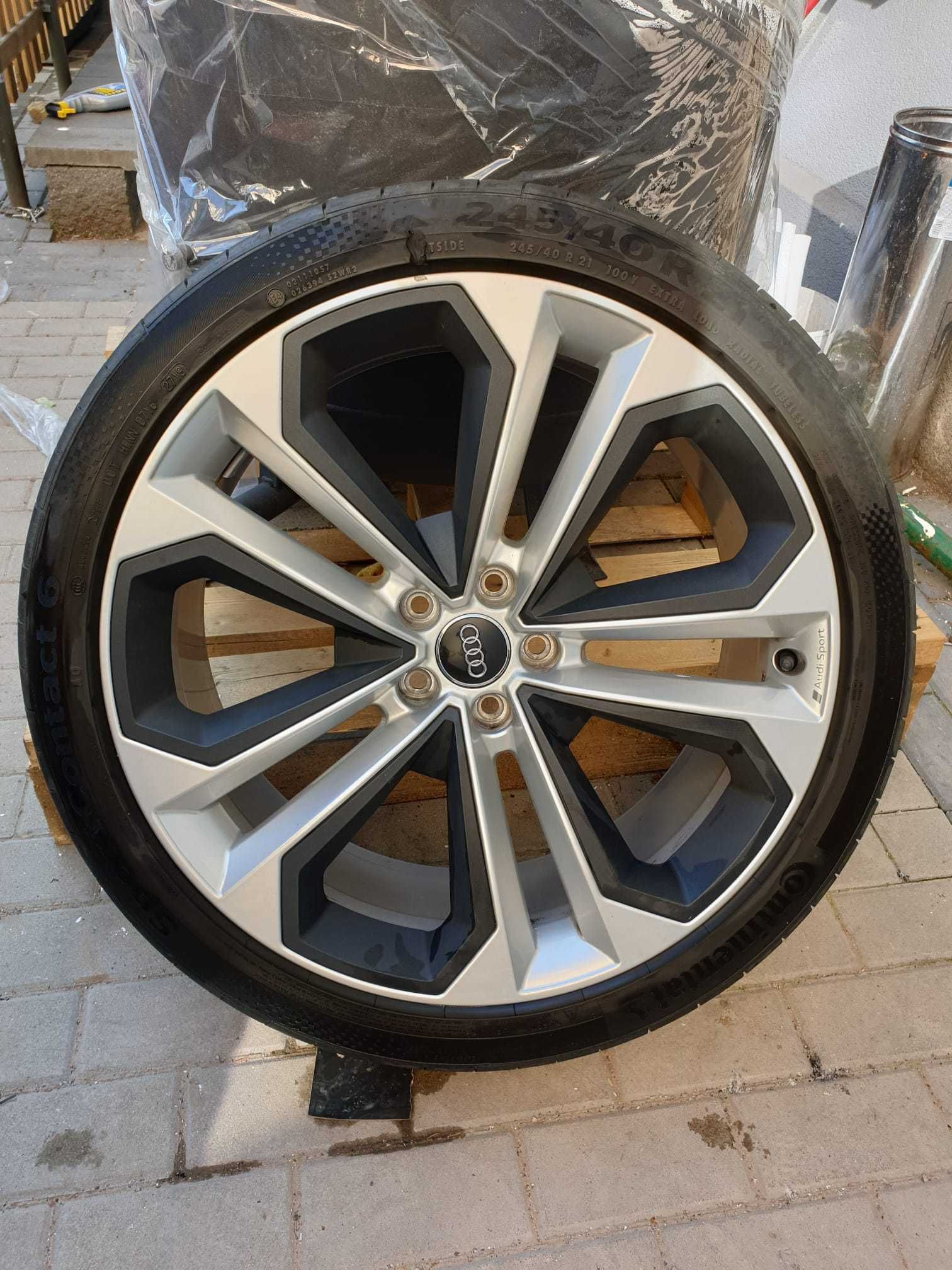 Felgi 21" + opony 245/40 Audi A6 C8 Allroad Q8