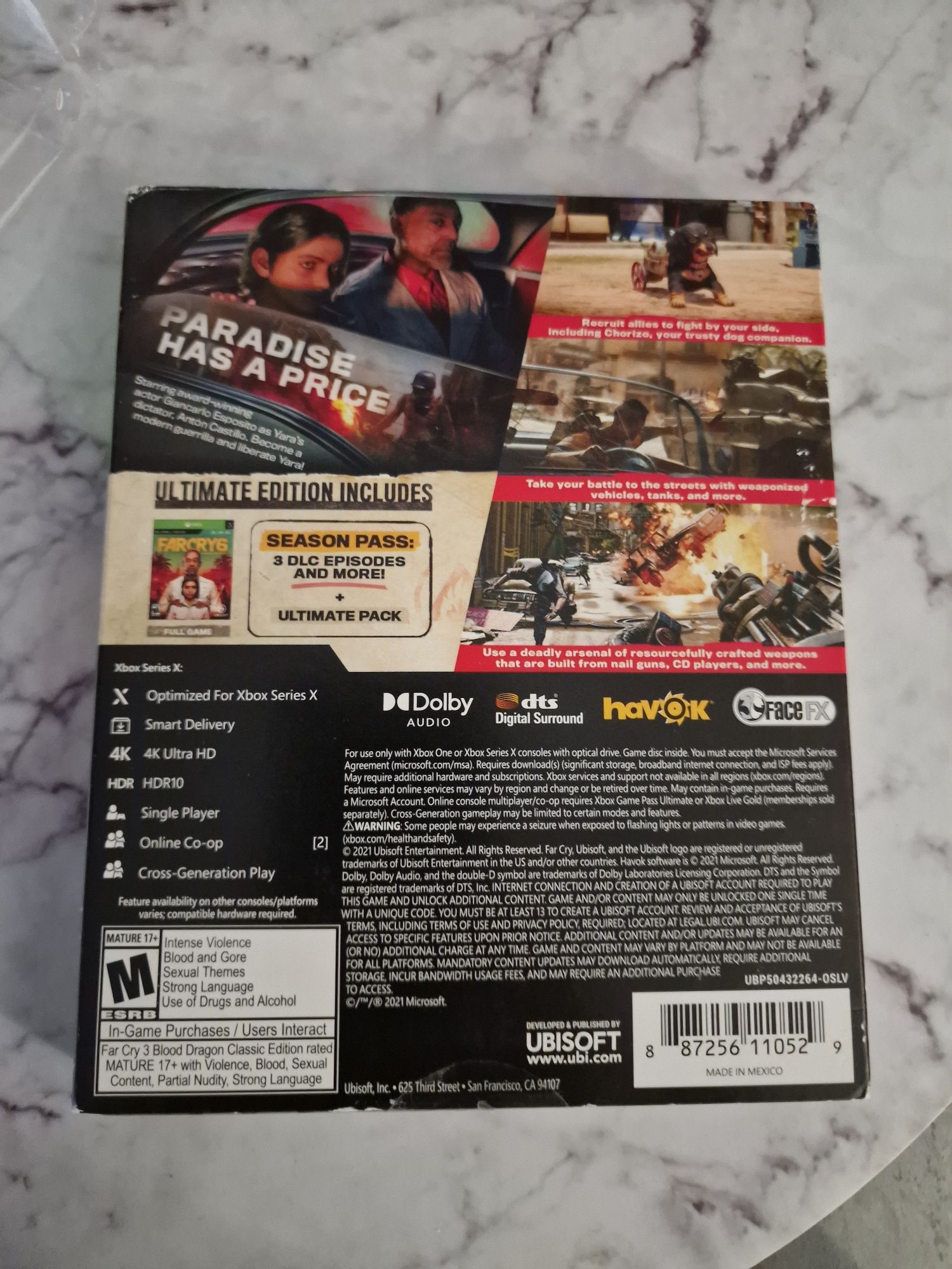 Far Cry 6 Gold Edition xbox one steelbook