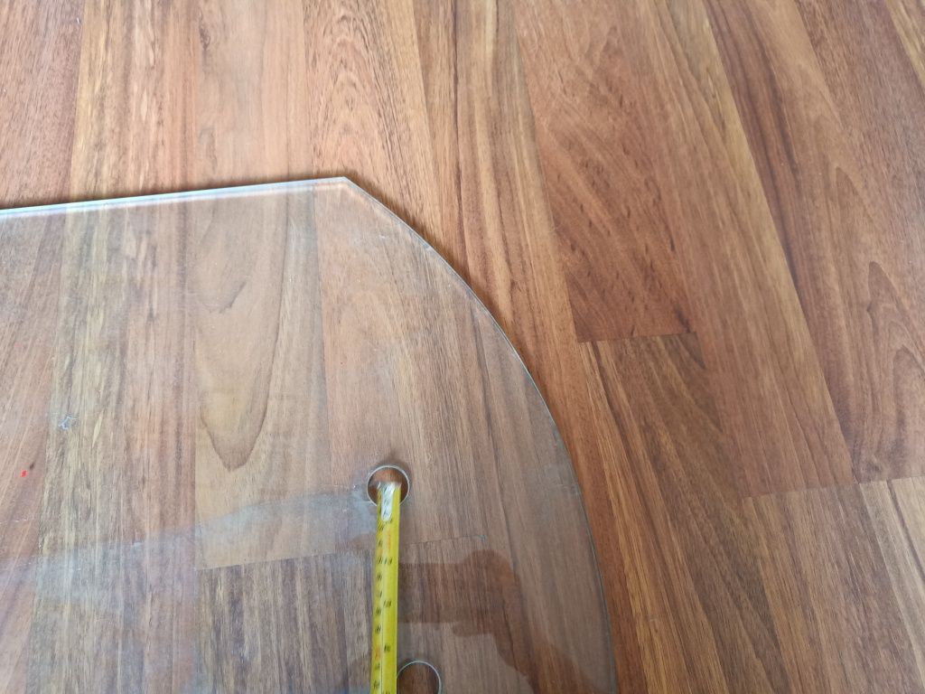 Szkło hartowane szyba na stolik grube 6 mm półka