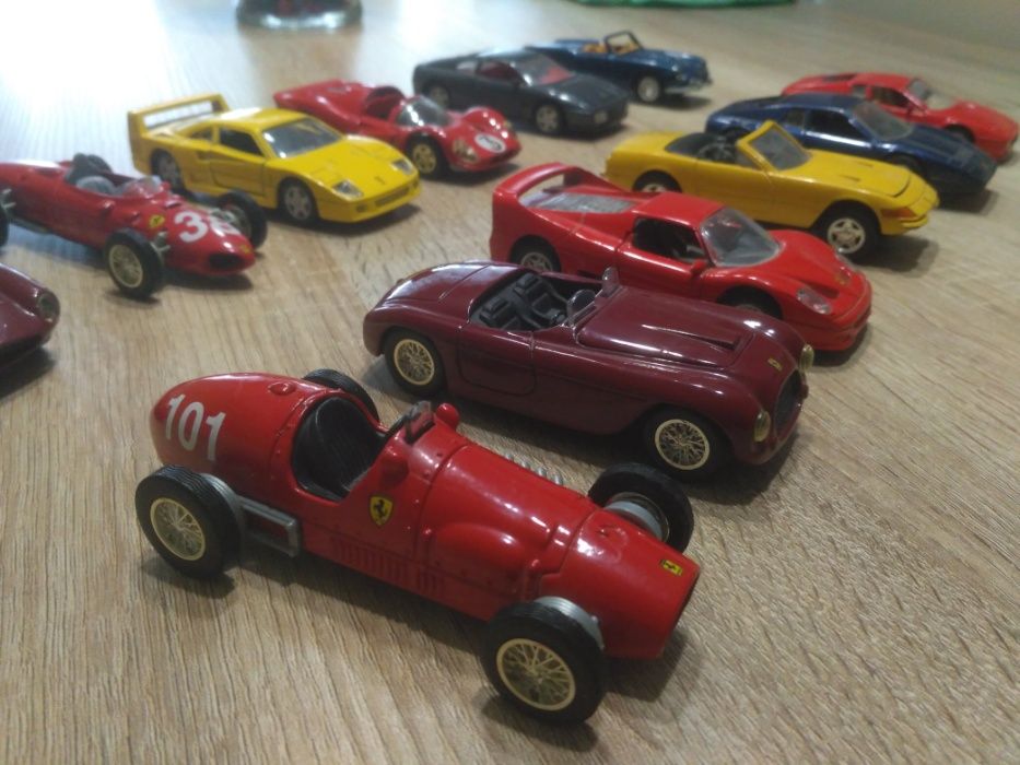 Coleção completa de 12 carrinhos Ferrari - Shell