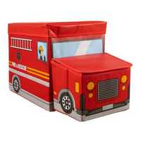 Кошик,корзина для дитячих іграшок — пожежна машина