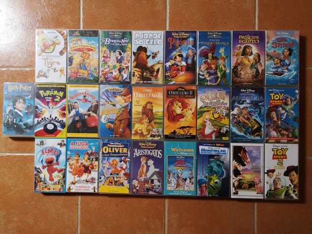 Filmes VHS - Infantis/Juvenis/Animação em bom estado - 2€ por filme