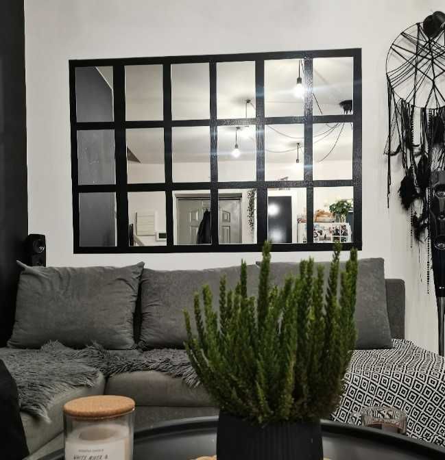 Zestaw 9 szt. luster ściennych naklejane lustro ścienne dekoracja