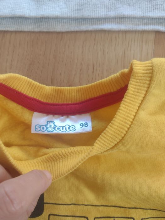 Zestaw 4 bluzy plus kamizelka r 92/98