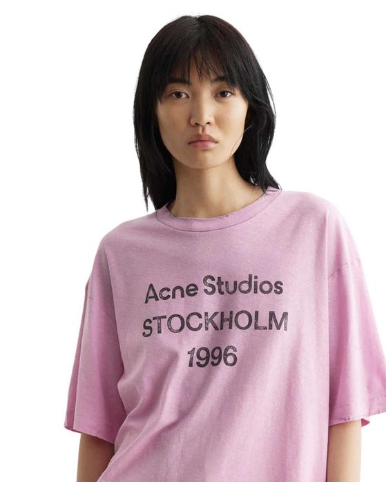 Футболка Acne Studios Exford 1996 T-Shirt Cotton Candy Pink
