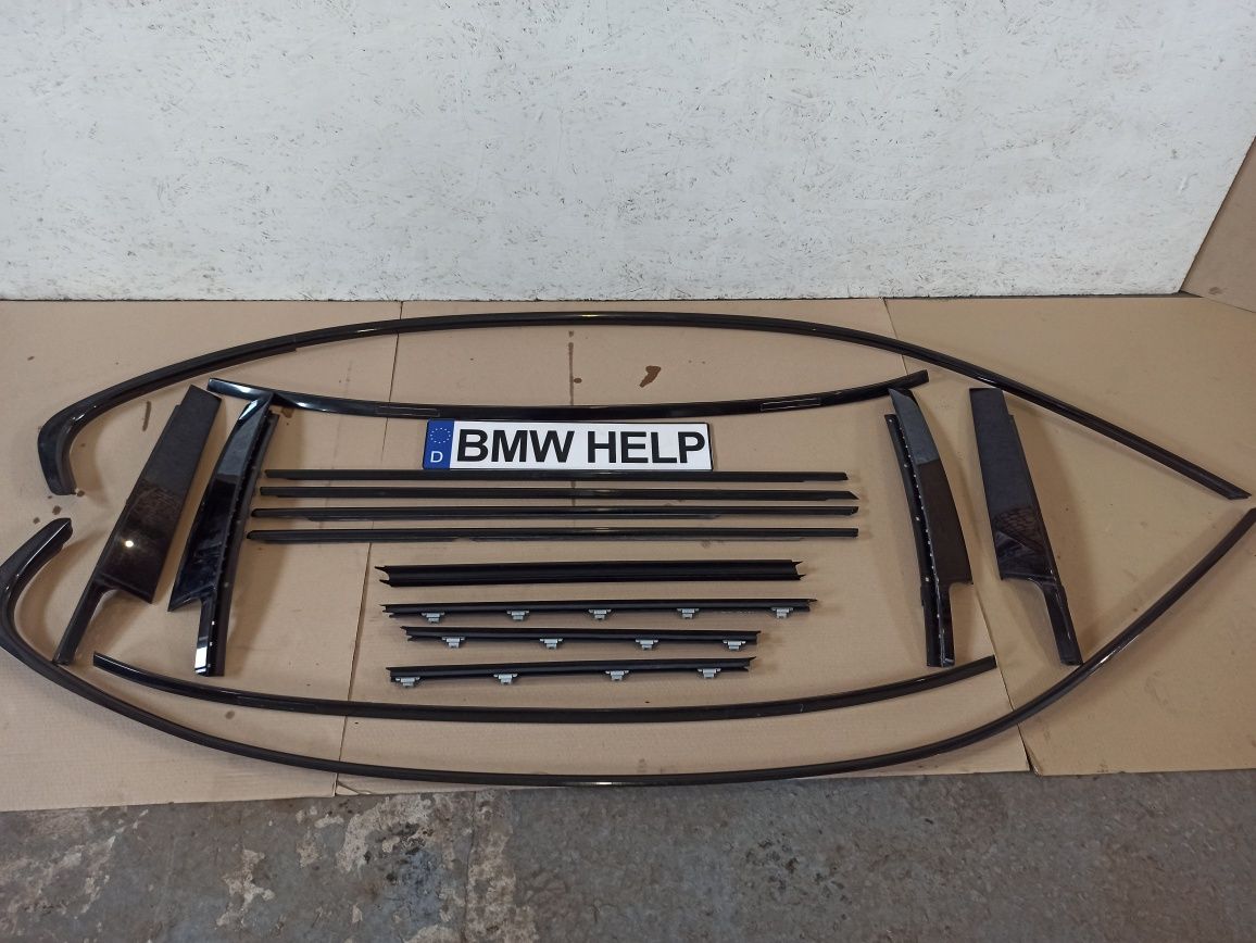 Молдинги Двери БМВ Ф30 Крыши Шадов F30 Глянец Разборка BMW HELP