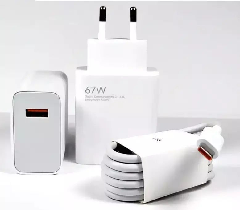 Мережевий зарядний пристрій для Xiaomi Mi 67W 2in1 USB & l Type-C