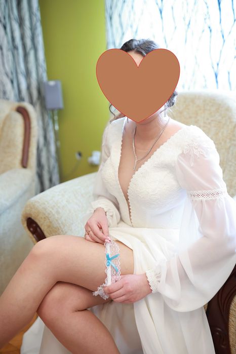 Boho suknia ślubna Manhattan literka A