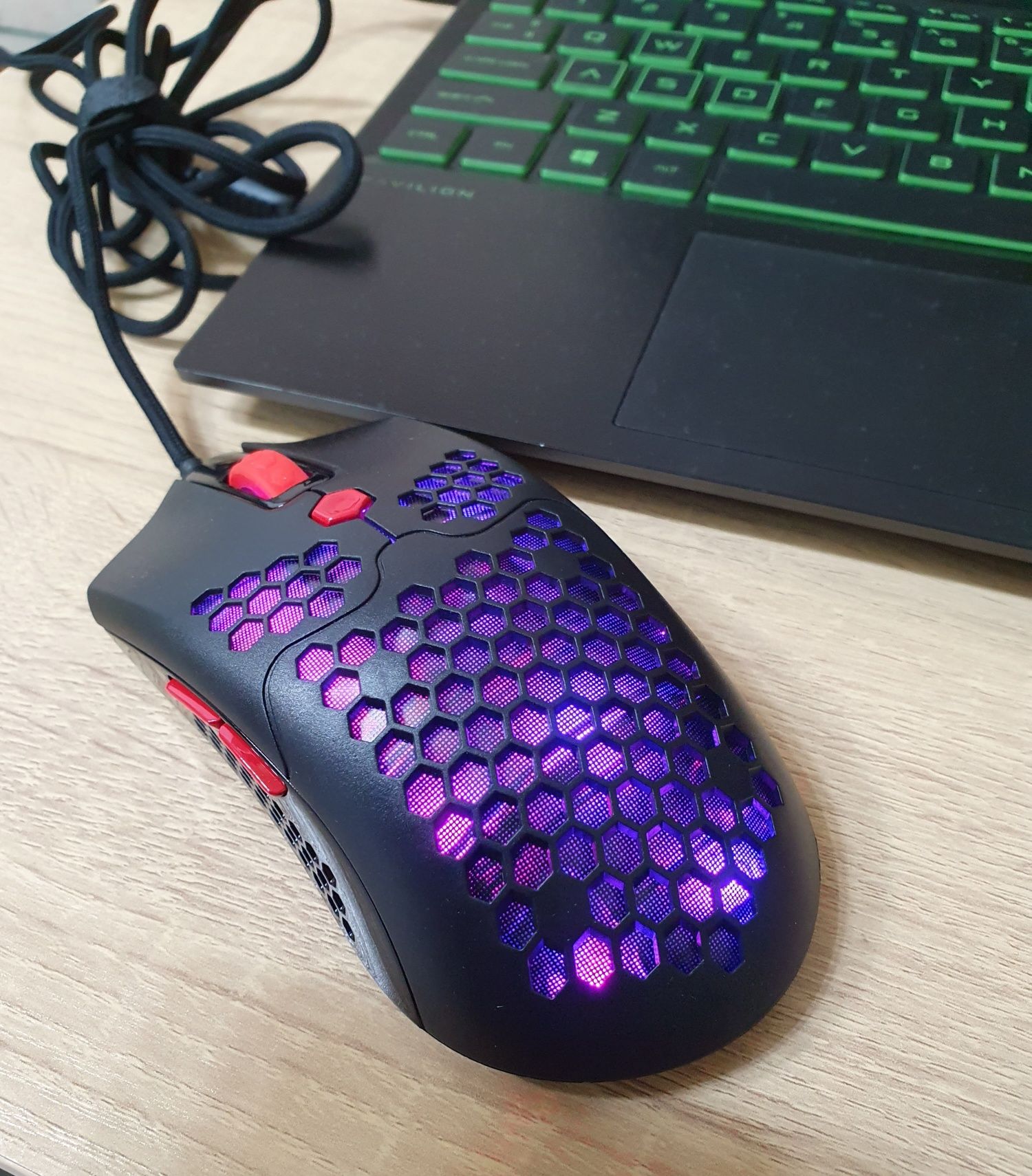 Nowa myszka optyczna kabel USB 1.7m e-sports Ziyou Lang M5 RGB