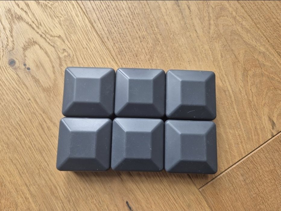 6 sztuk nasadka na profil słupek 50x50 zaślepka ogrodzenie antracyt