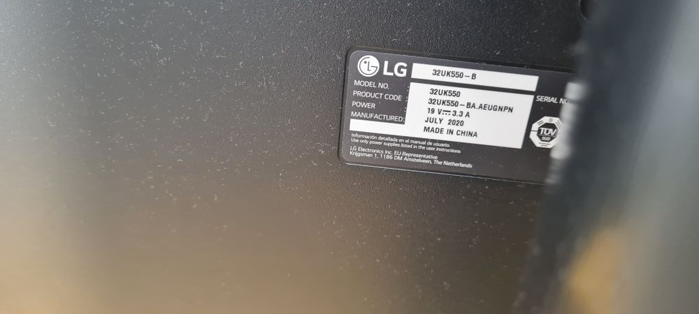 Monitor LG 32uk550 uszkodzony