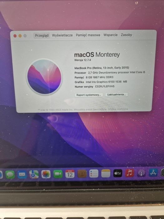 Sprzedam Macbook Pro 2015
