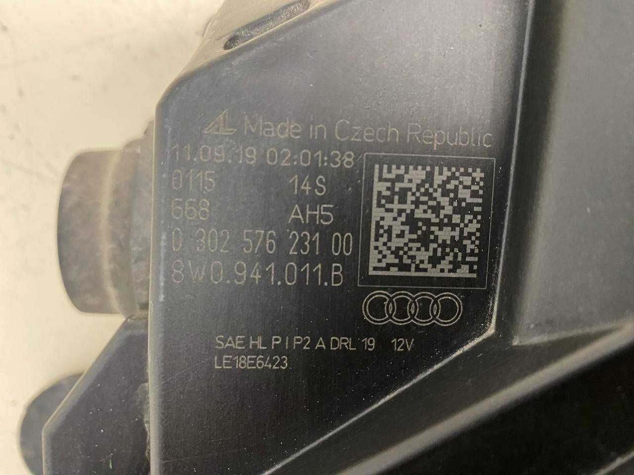 Фара Audi 8w A4B9 Led rest USA Ауді А4Б9 лед США оригінал trade in