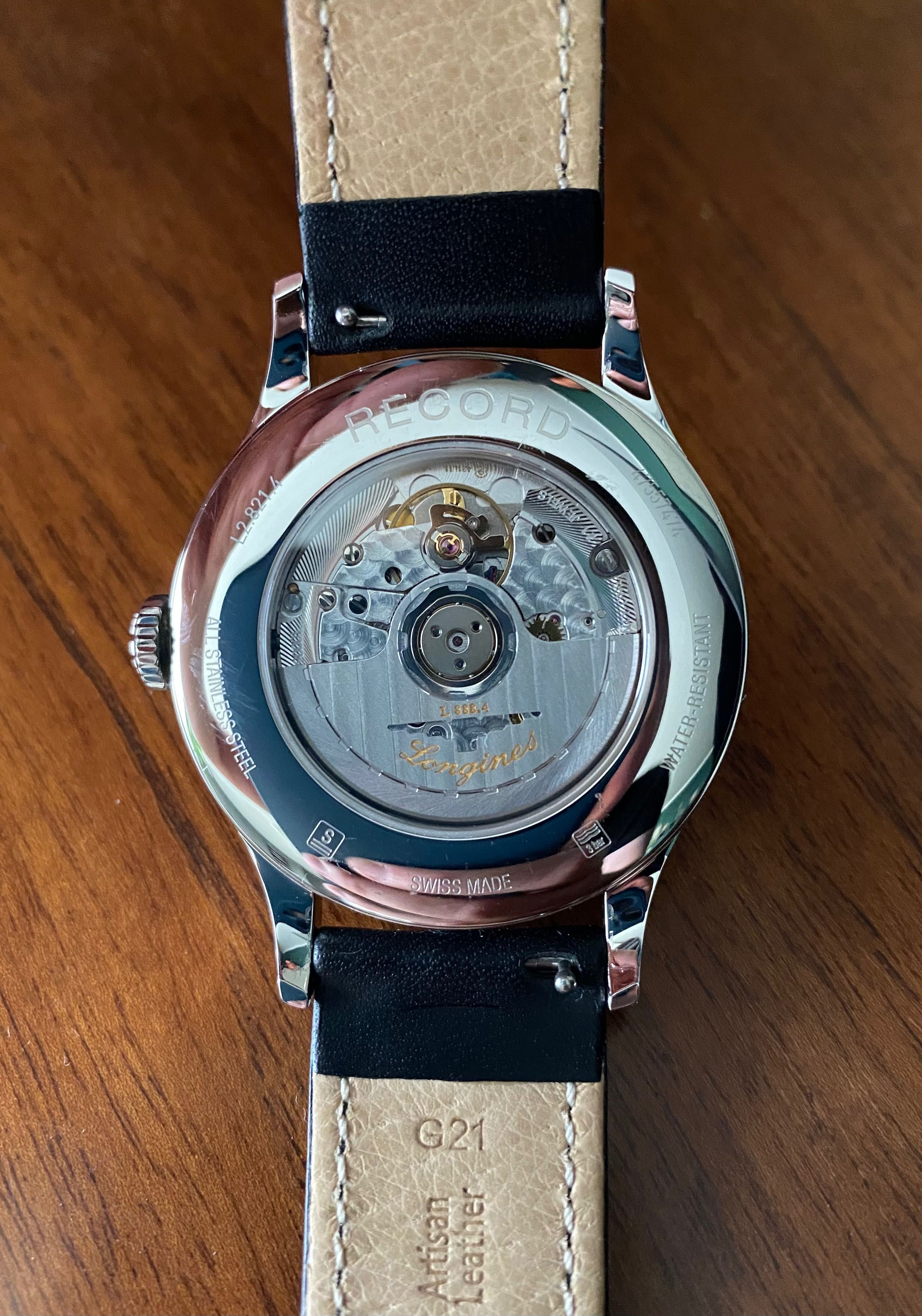 Zegarek męski Longines Record Automatic Chronometer COSC