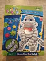 Craft fun monkey zestaw kreatywny do szycia 3+