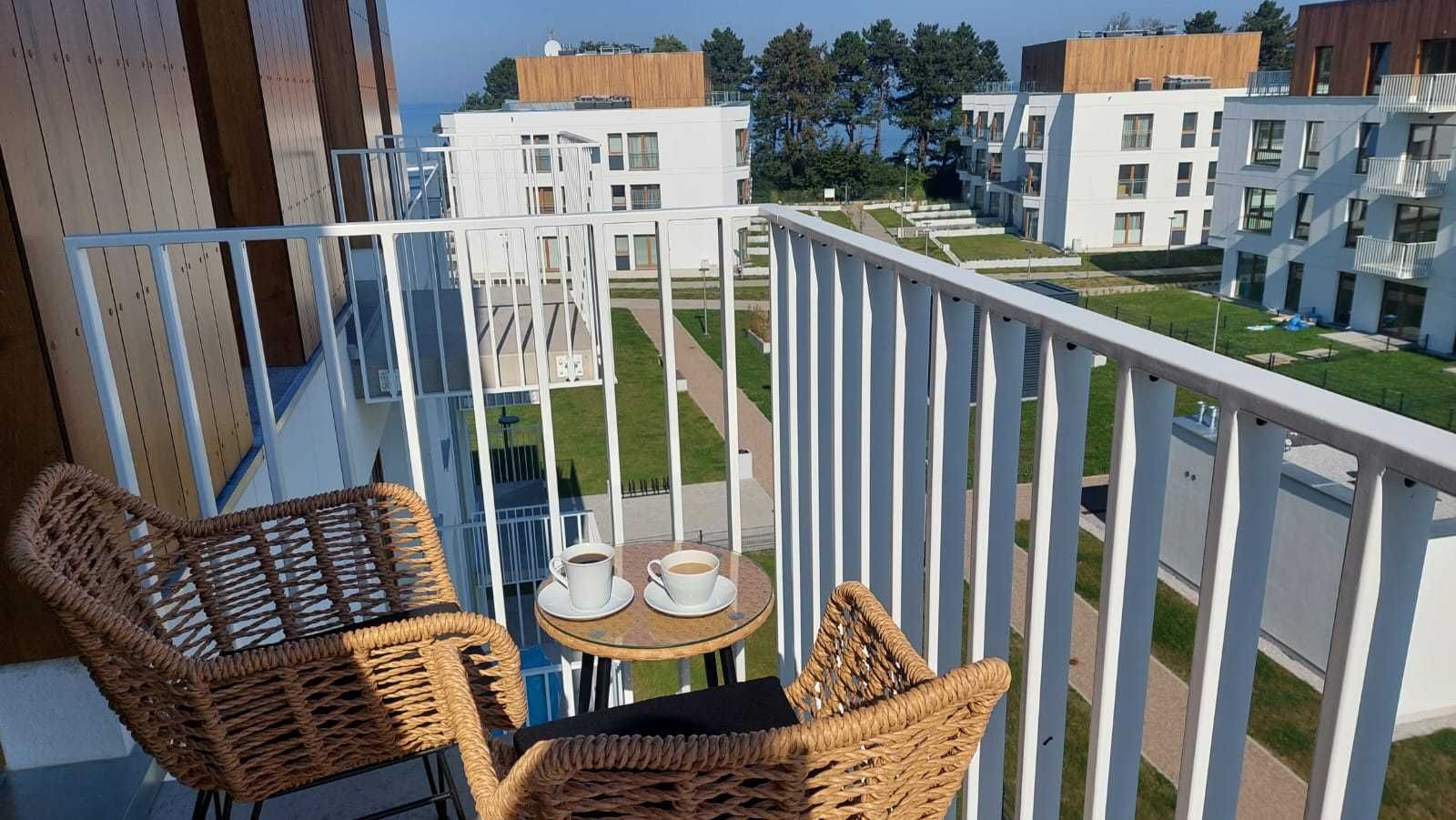 Apartament BalticHoff Dune z widokiem na morze 50 m od plaży basen SPA