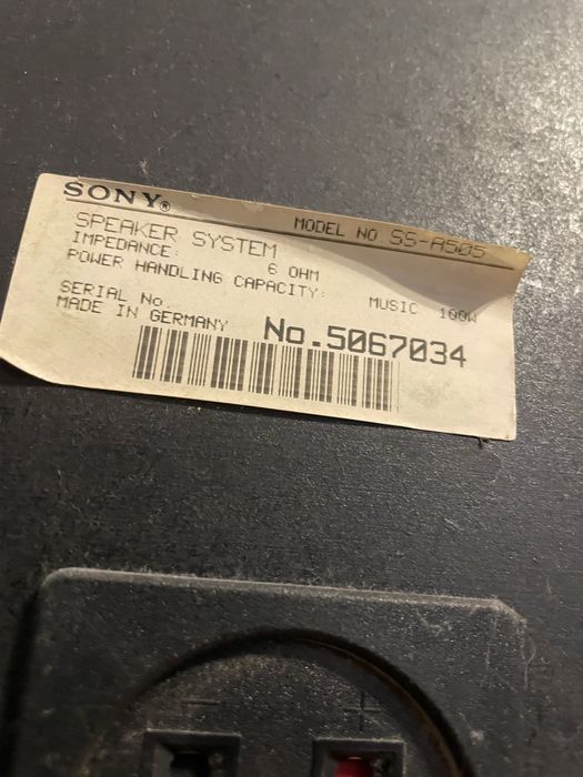 Głośniki Sony SS-A505 100w
