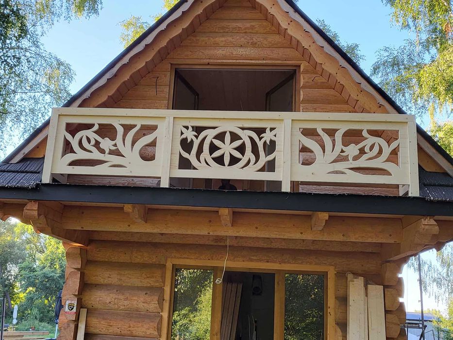 Domy z bali, altany ogrodowe, garaże drewniane, wykończenia w drewnie.