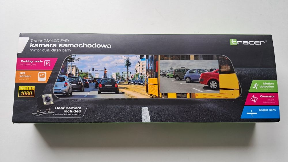 Kamera samochodowa Tracer FHD przód i tył