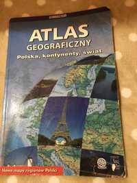 Atlas Geograficzny - Polska, kontynenty, Świat