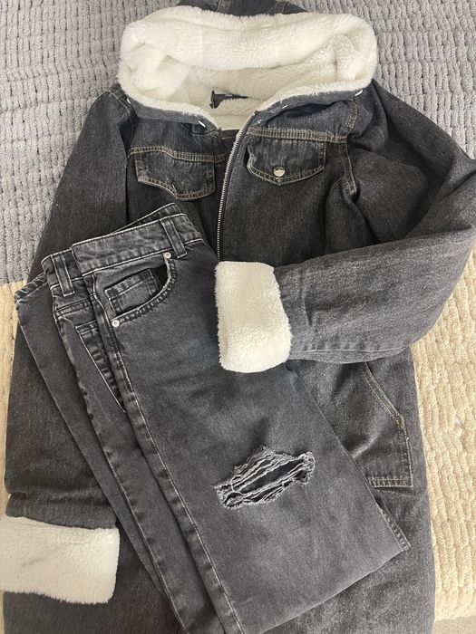 Тепла парка та джинси