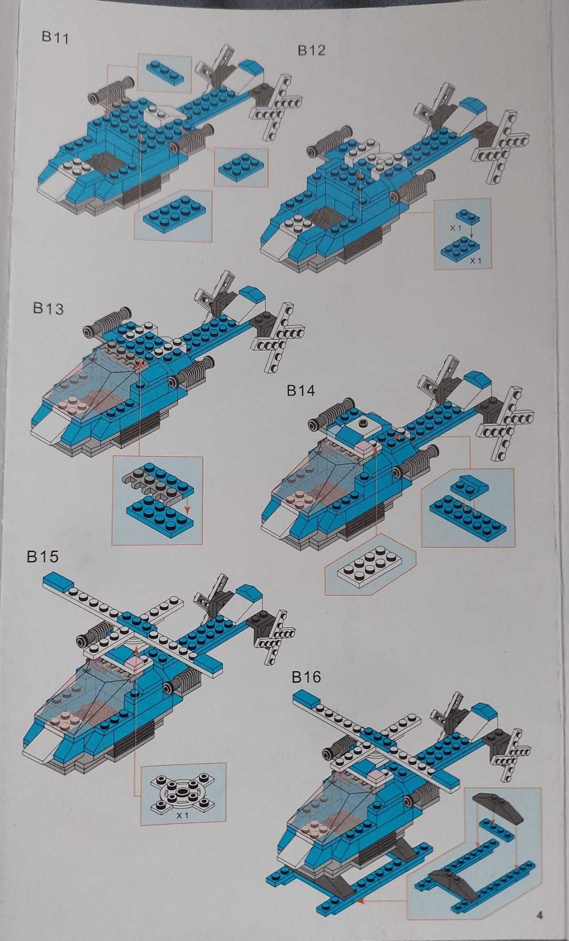 Lego helicóptero polícia